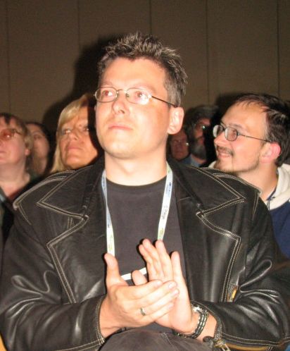 Rafał Kosik na konwencie Polcon 2007